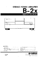 Yamaha B-2-X - Service Manual 
